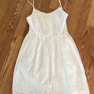 white dress with sheer bottom VRM514SD